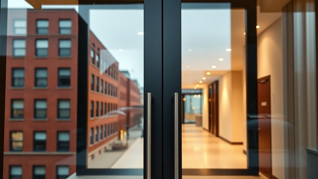 Glass Doors Grosvenor Square